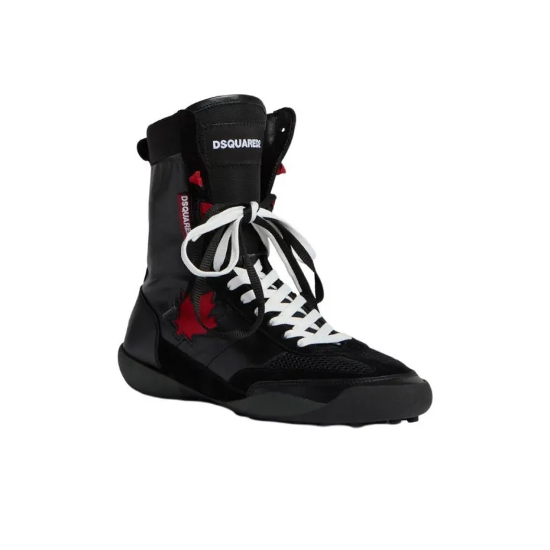 DSQUARED 2 Boxeur Ankle Boots Men's Black-2