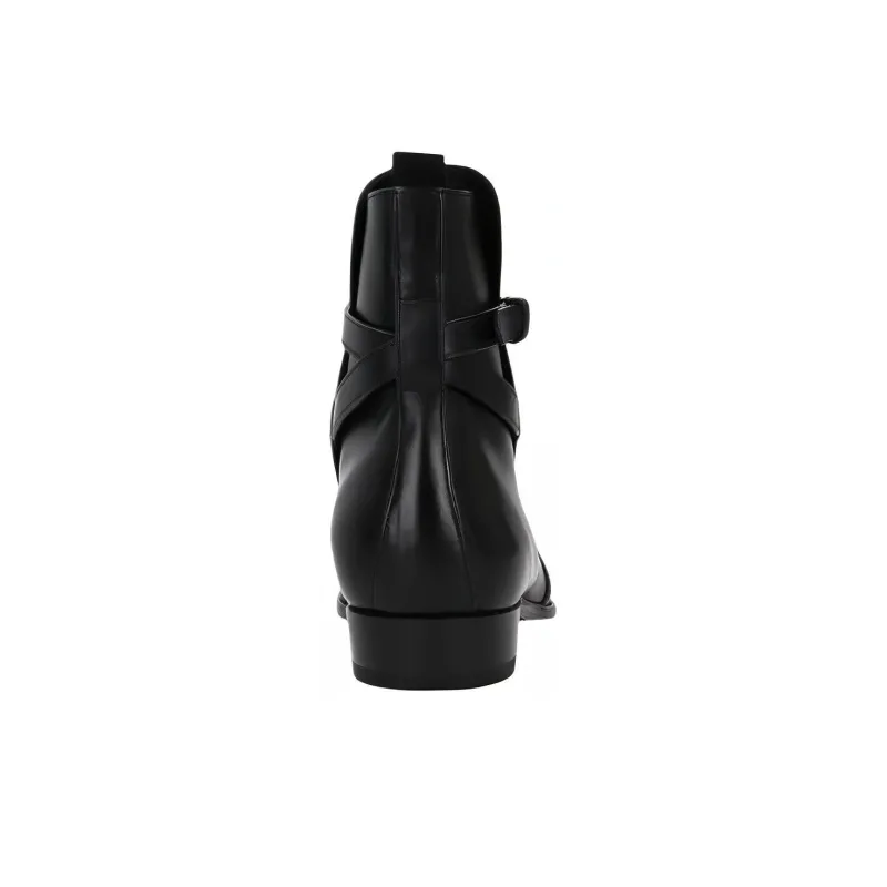 SAINT LAURENT Wyatt Jodhpur Boots-4
