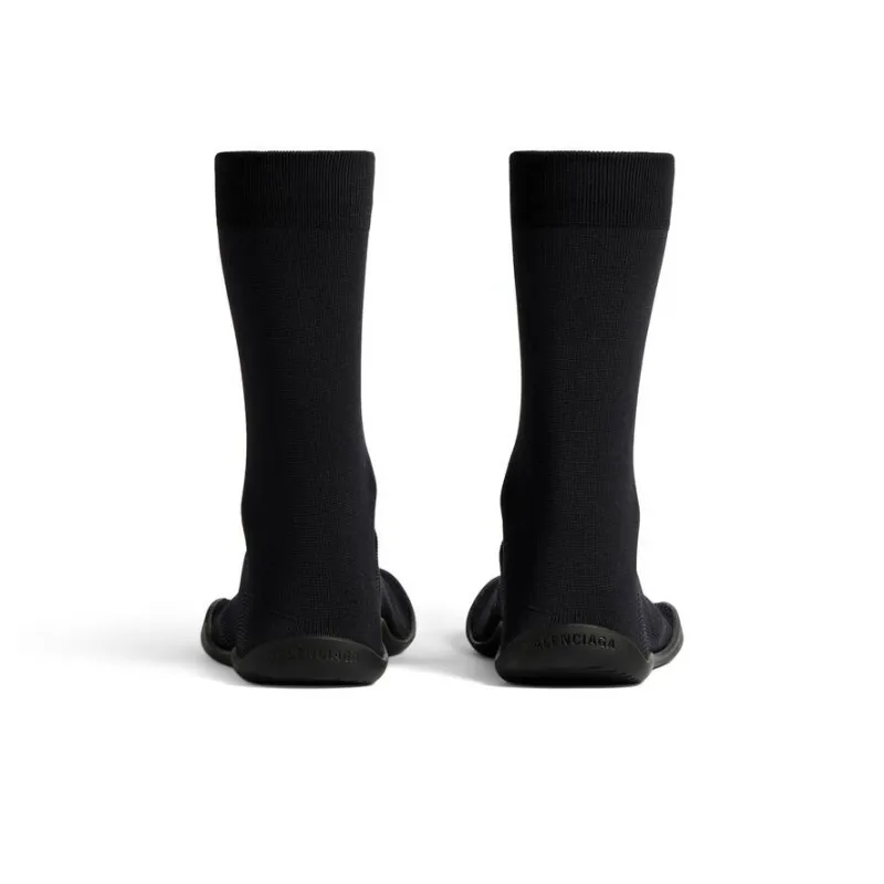 Balenciaga Sock Ankle Boots Men's Black-3