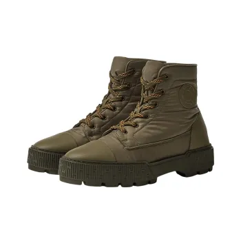 HERMES Fresh Short Ankle Boots Men's Green