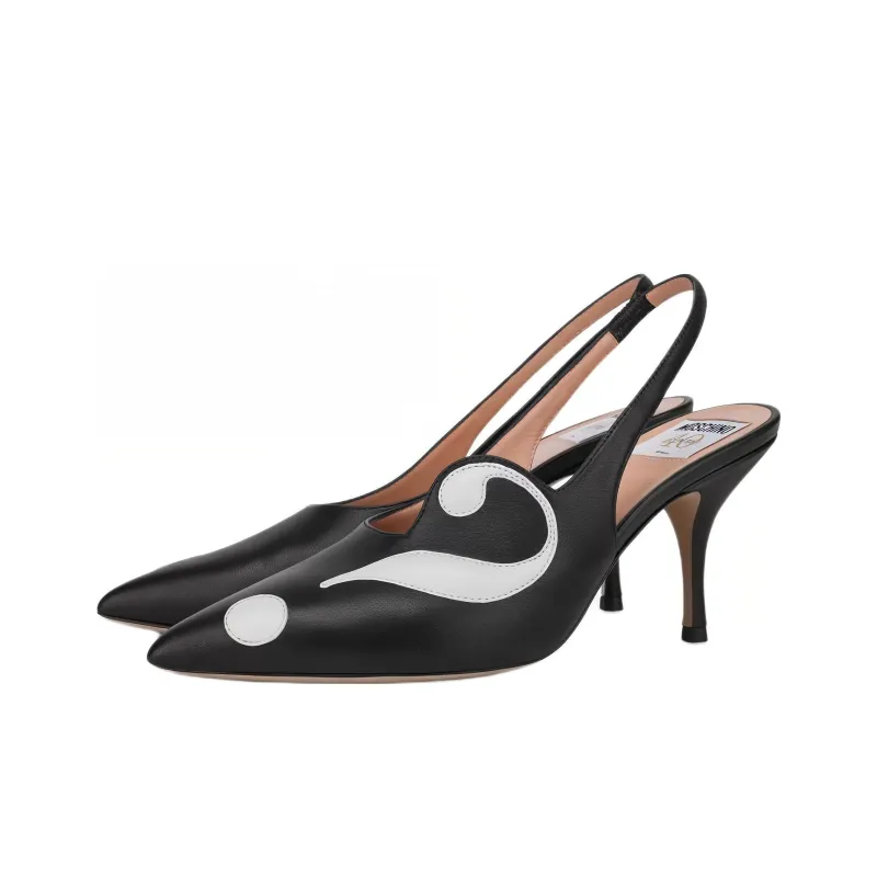 MOSCHINO 75mm Nappa Pumps-2