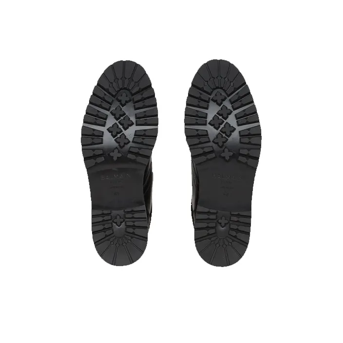 BALMAIN Ankle Boots Men's Black-4