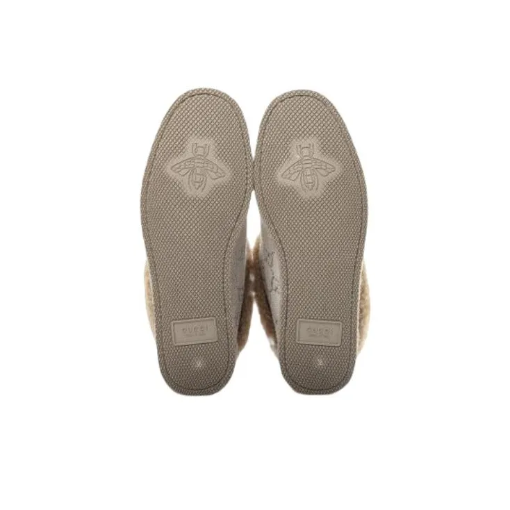 GUCCI Ankle Boots Women's Ivory White-4