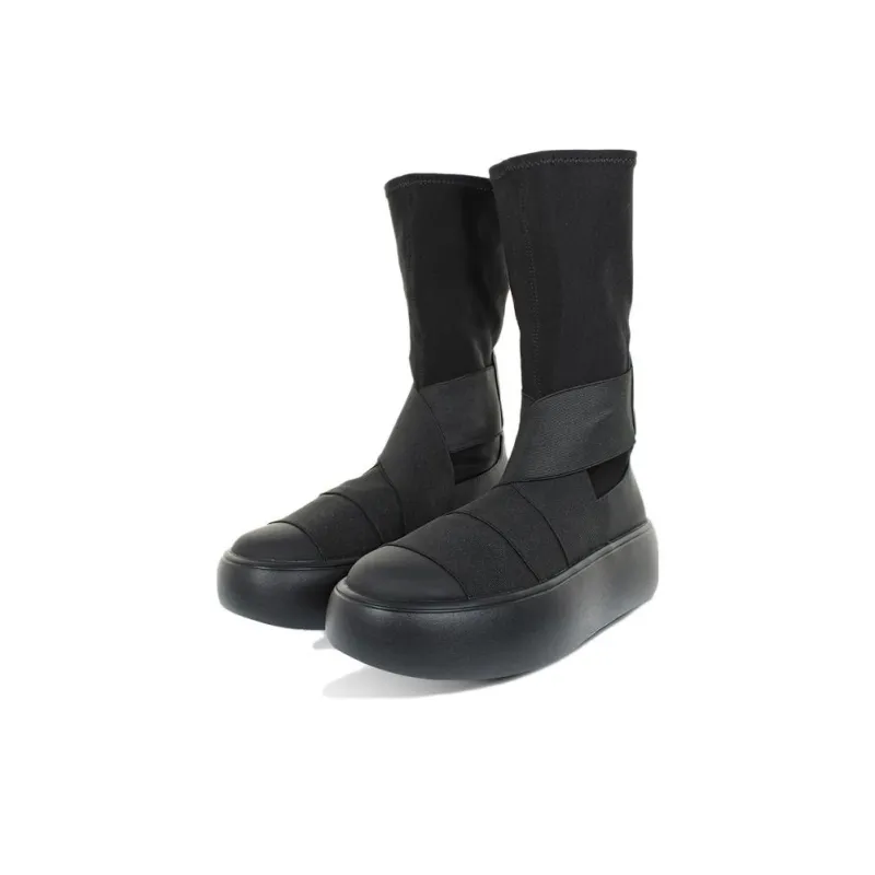 FESSURA Knee-high Boots Women's Cool Black-2