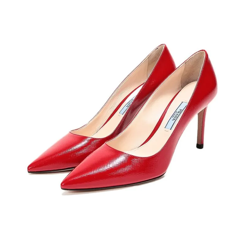 PRADA High Heels Women's Red-2