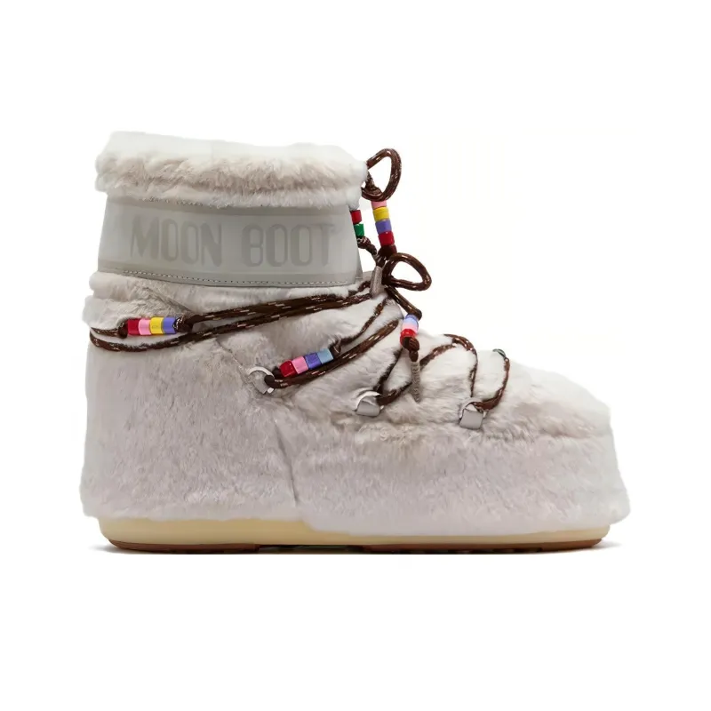 Moon Boot Icon Low Top Bead Embellished Boots-1