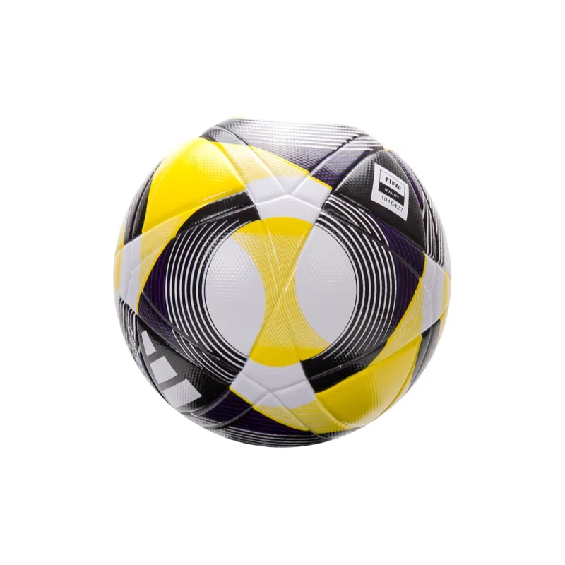 Adidas Size 5 Soccer PU Unisex Black White Yellow-2