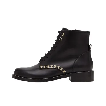 Ferragamo Vara Martin Boots Women's High Top Black