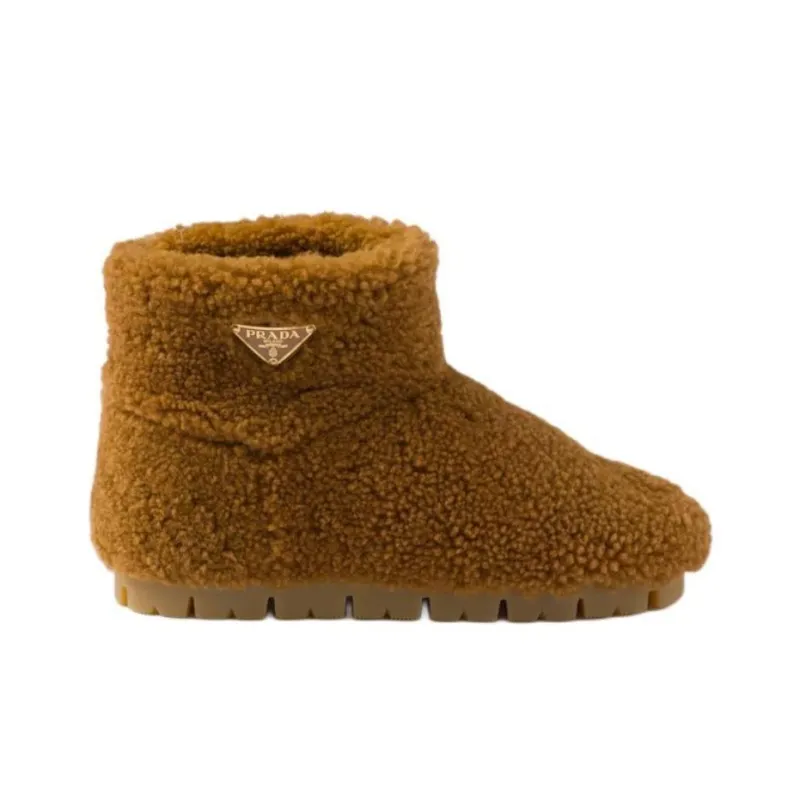 PRADA Ankle Boots Women's Caramel-1