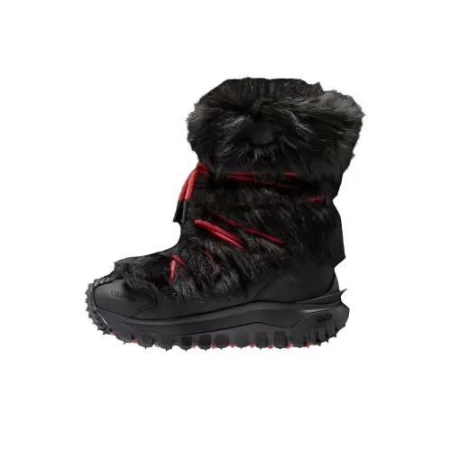 Moncler Grenoble Faux fur Mid calf Snow Boots