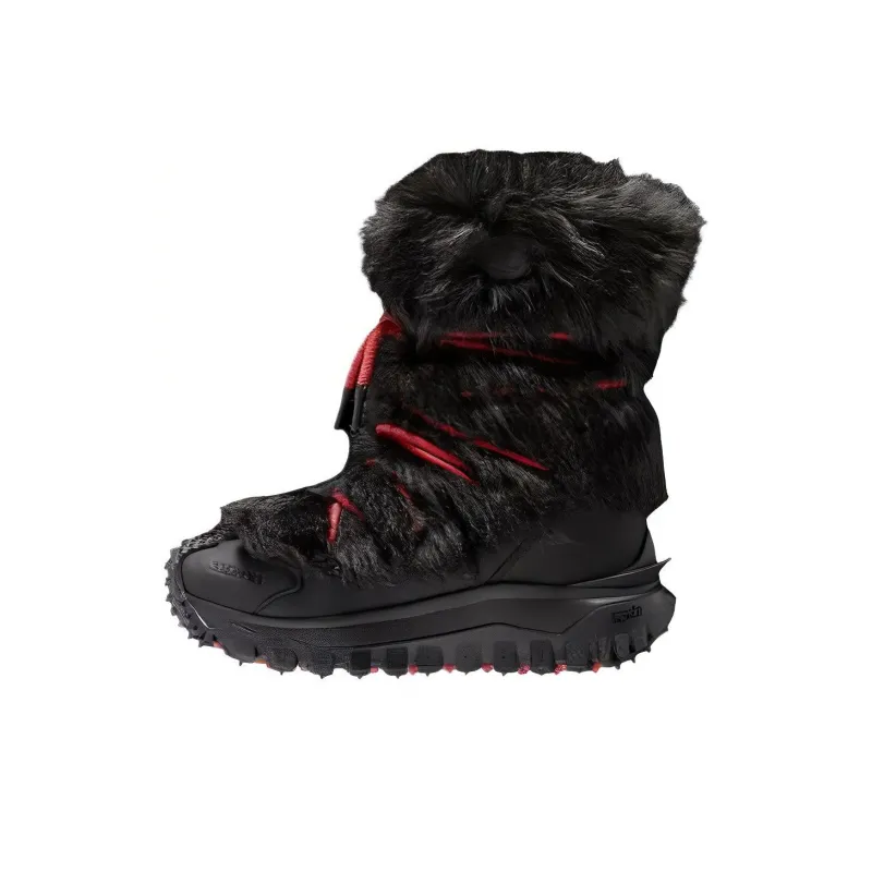 Moncler Grenoble Faux fur Mid calf Snow Boots-0