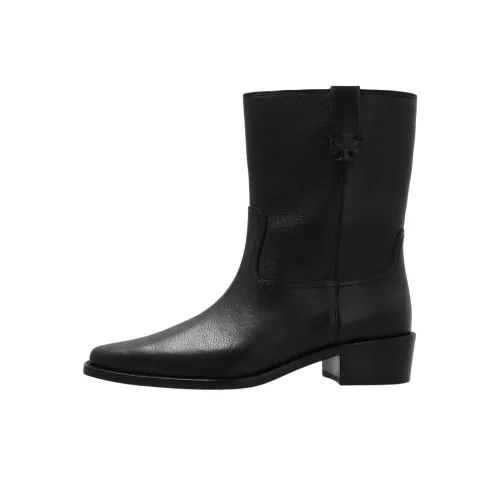 TORY BURCH City Western Ankle Boots 3.5cm Women's Black