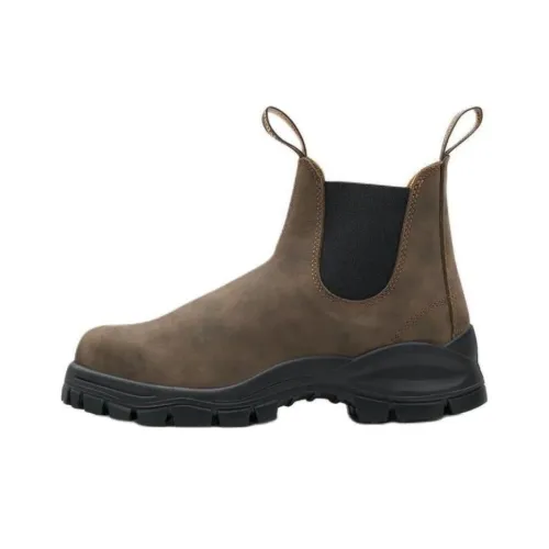 Blundstone Lug Boot Short Chelsea Boots Unisex Brown