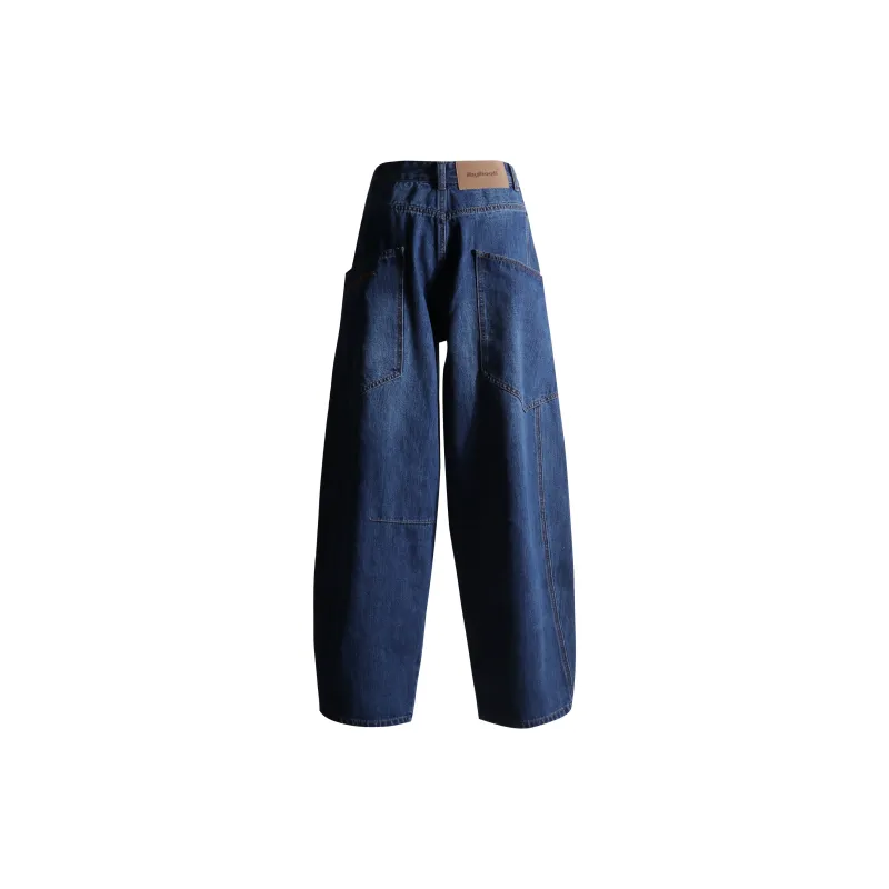 Wen Shan Jeans Women's Dark Blue-9