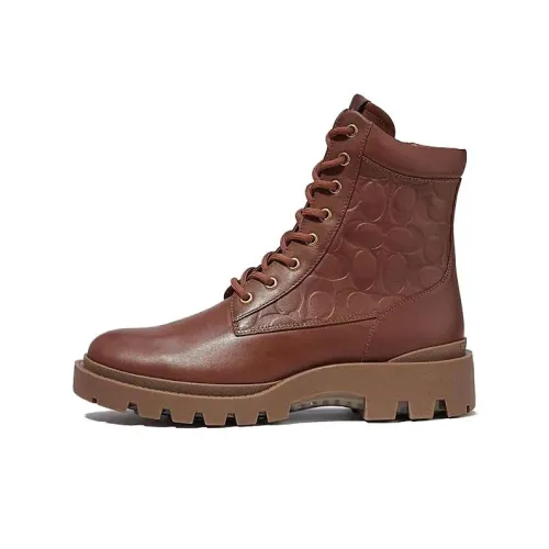 COACH Ankle Boots Men Brown