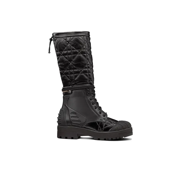 DIOR DiorIron Mid Calf Boots Women's Black-1