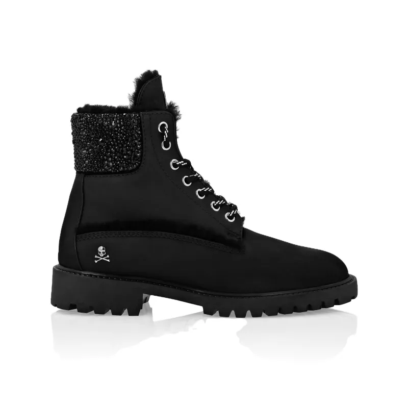 PHILIPP PLEIN Ankle Boots Women's Brown-1