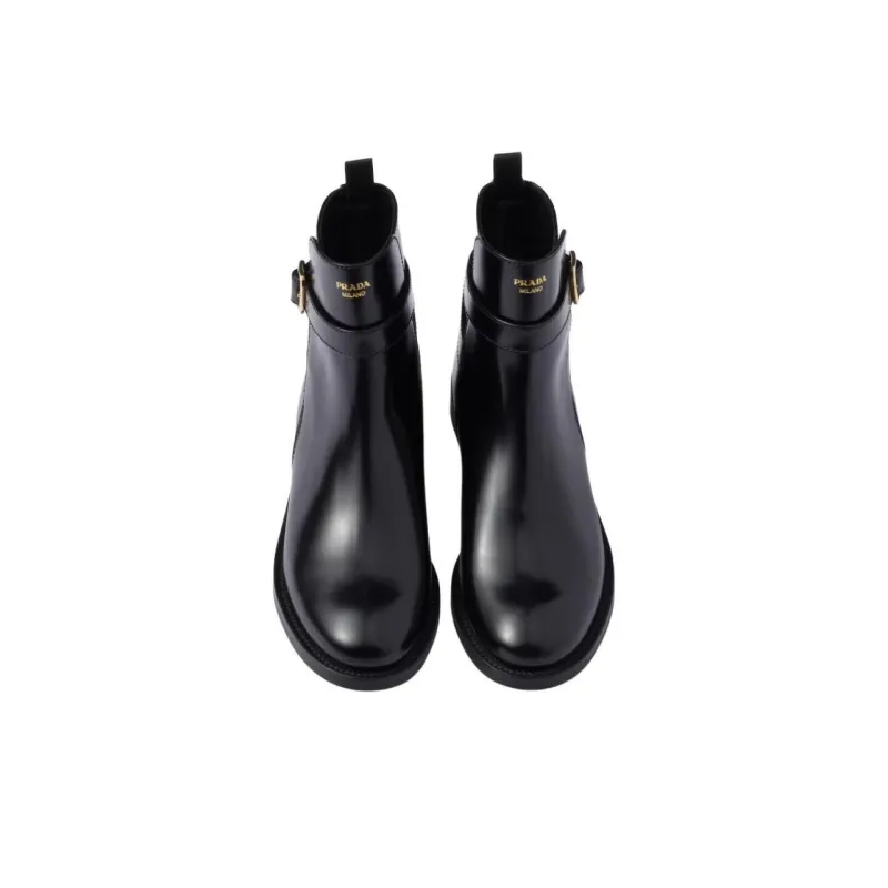 PRADA Ankle Boots Women's Black-3