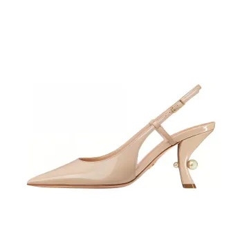 DIOR Tribales Slim Heel High Heels 8cm Women's Light Pink
