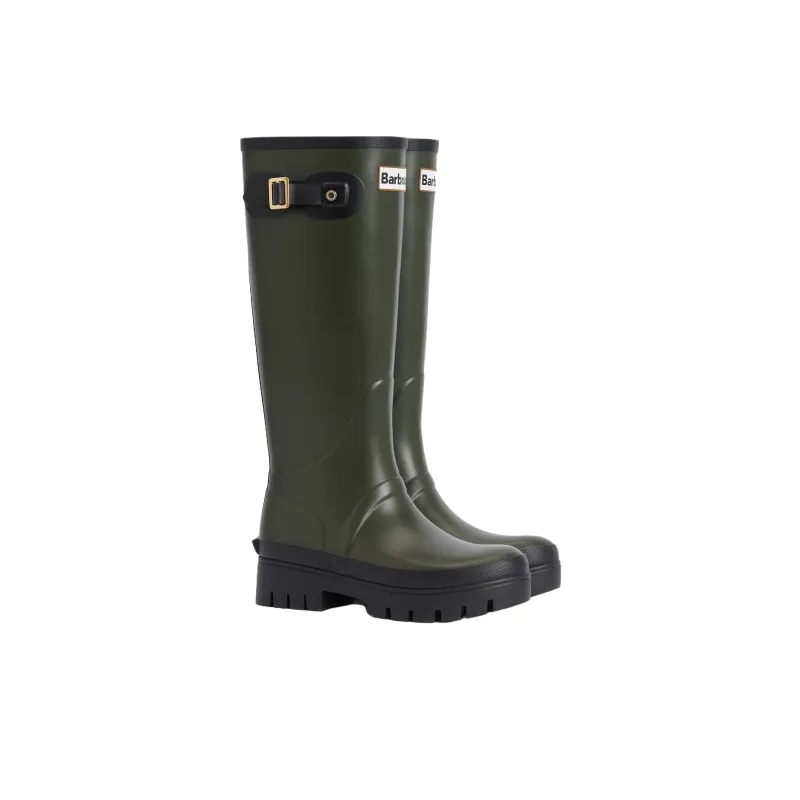 BARBOUR Snowdon Rain Boots 4cm Women's Jasper-2