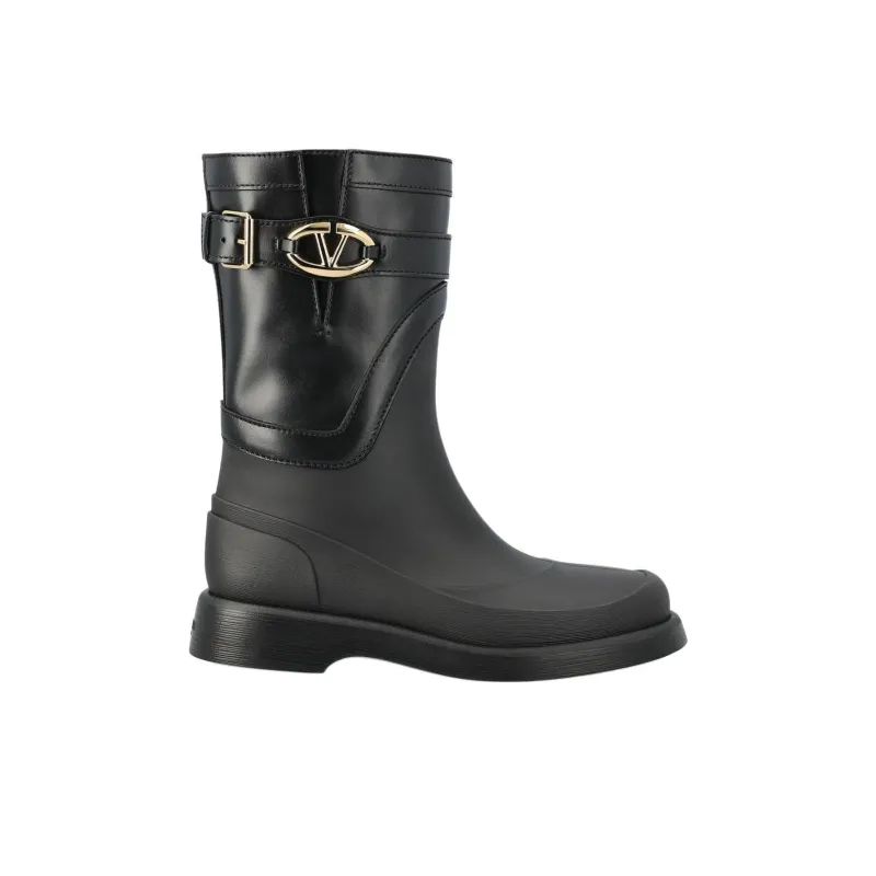 Valentino VLogo Signature Round Toe Boots Women's-1
