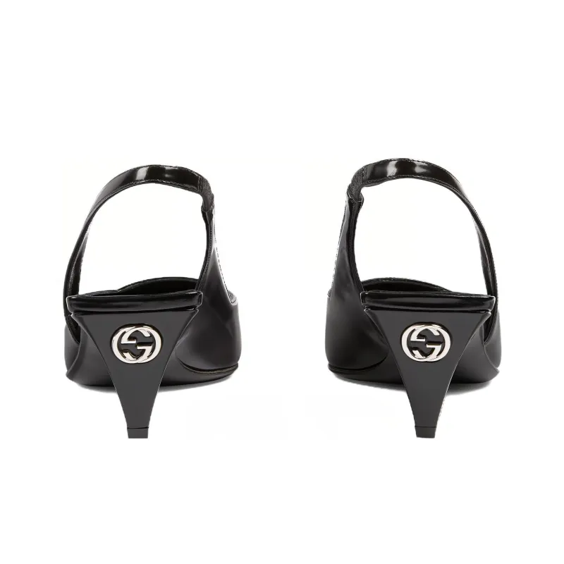 GUCCI Patent Leather Mules-4