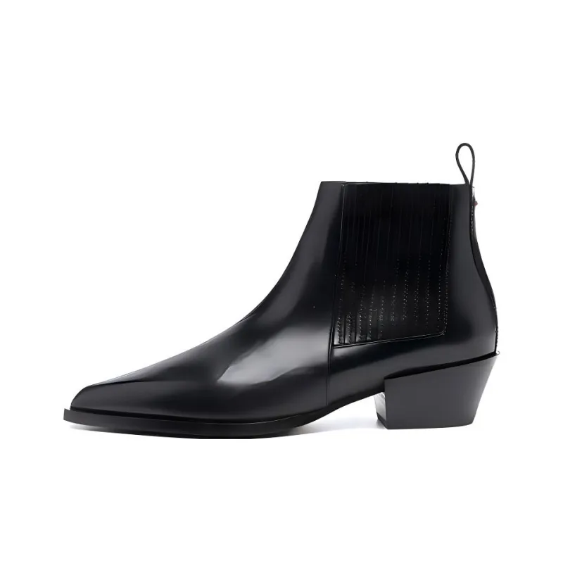 Aeyde Pointed-toe Leather Ankle Boots-0