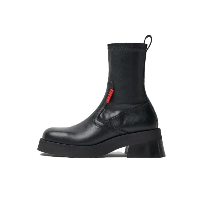 MIISTA Ankle Boots 6cm Women's Black-0