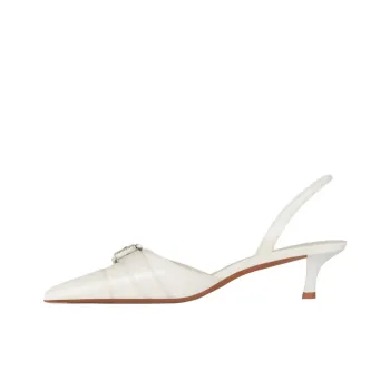 Givenchy Voyou Slim Heel High Heels 4.5cm Women's White