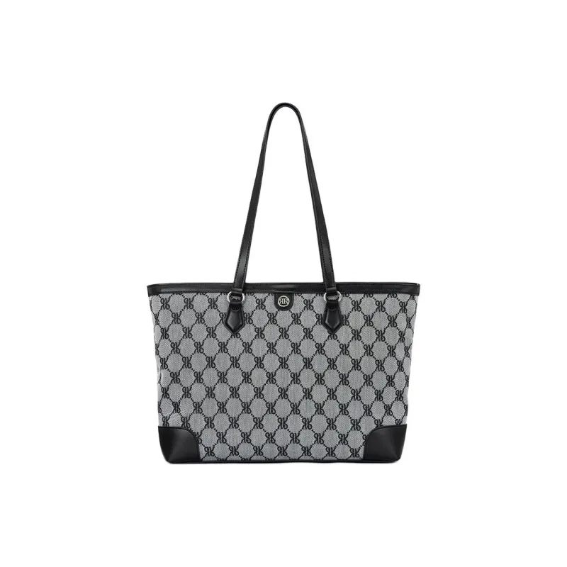 ROBERTA DI CAMERINO Fabric Shoulder Bag Women's Classic Black/Elephant Grey-0