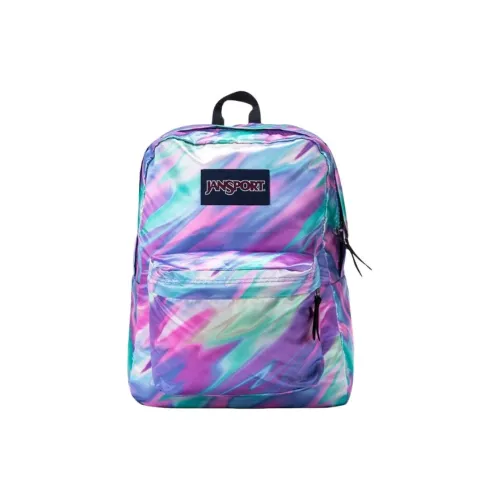 JanSport Fabric Backpack Unisex Dazzling Color Turbulent Flow