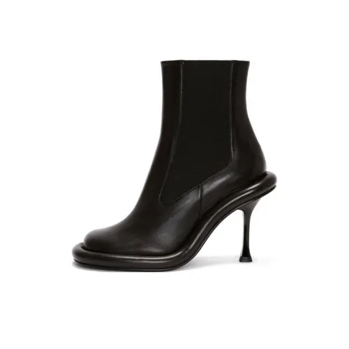 JW Anderson Short Chelsea boots PVC Women's Black