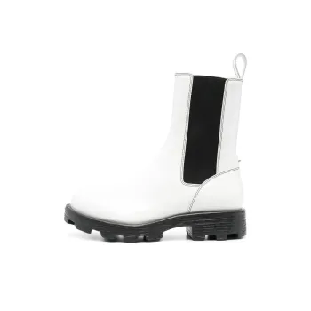 DIESEL Short Chelsea Boots Women's White