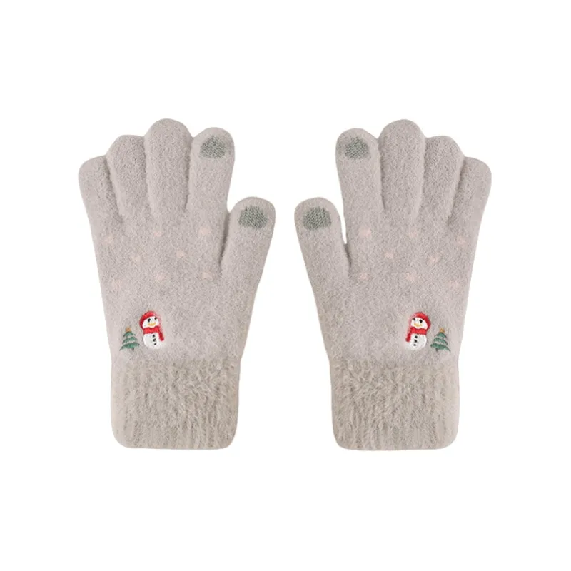 YUZHAOLIN Polyester Knit Gloves Women's-8