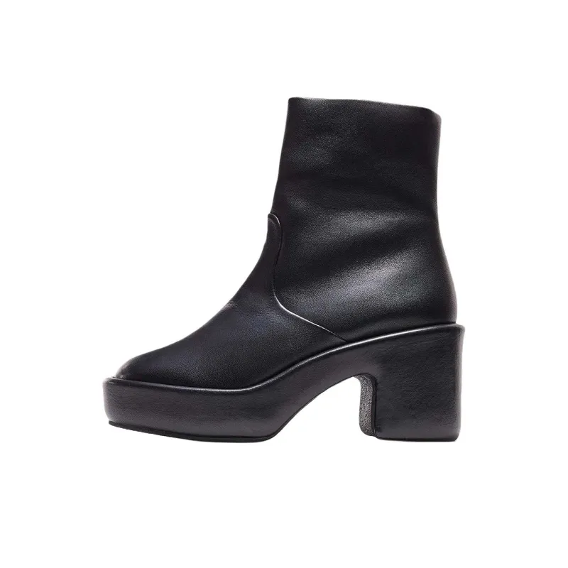 CLERGERIE DORA Ankle Boots 9cm Women's Black-0