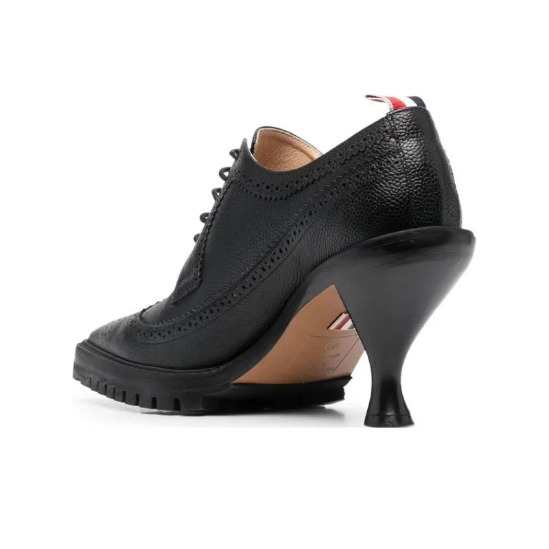 THOM BROWNE Longwing Brogues With Sculpted Heel-3