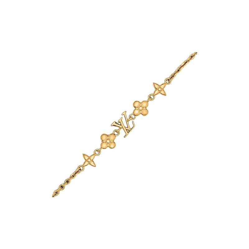 LOUIS VUITTON Metal Bracelets Women's Gold-1
