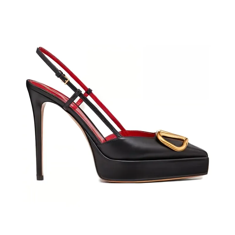 Valentino Garavani VLogo Signature 120mm Slingback Pumps-1