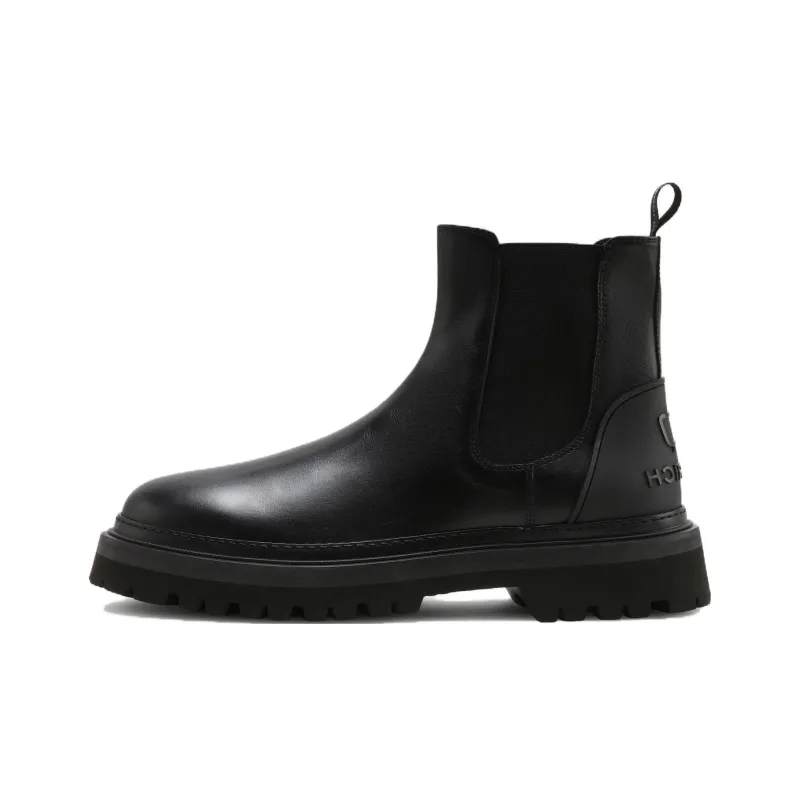 WOOLRICH Short Chelsea Boots Men's Black-0