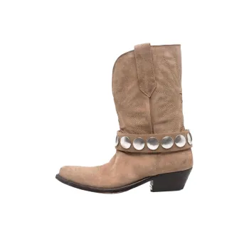 Golden Goose Buckle-fastening Suede Boots