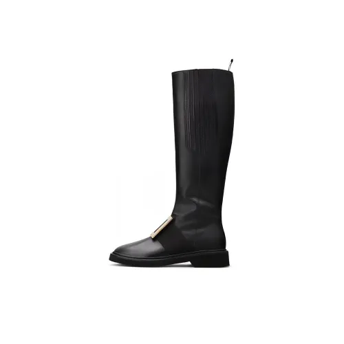 Roger Vivier Viv' Rangers Knee high Boots Women's Black