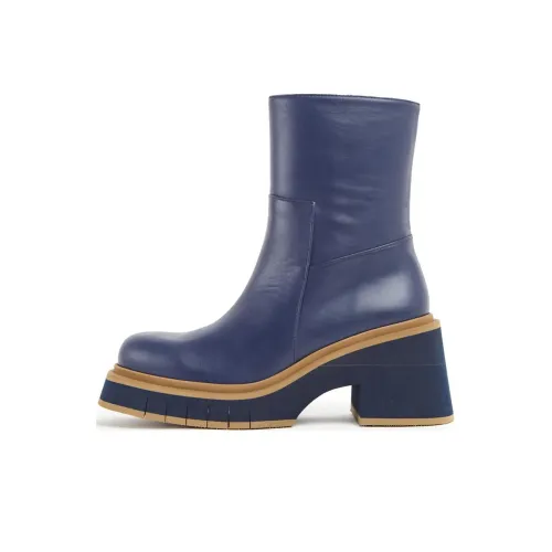 Paloma Barceló Ida Ankle Boots 7.5cm Women's Blue
