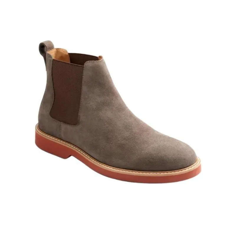G.H. Bass & Co. Buck Ankle-Length Chelsea Boots Men's Light Brown-2
