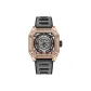 Rose Case Rose Dial Gray Strap-AK-S-TBBG