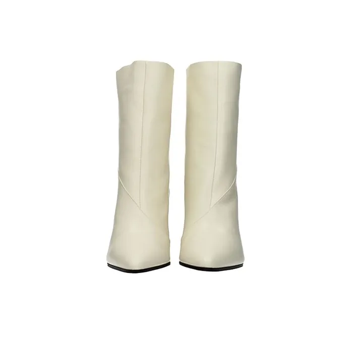 BALLY Ankle Boots Women's White-3