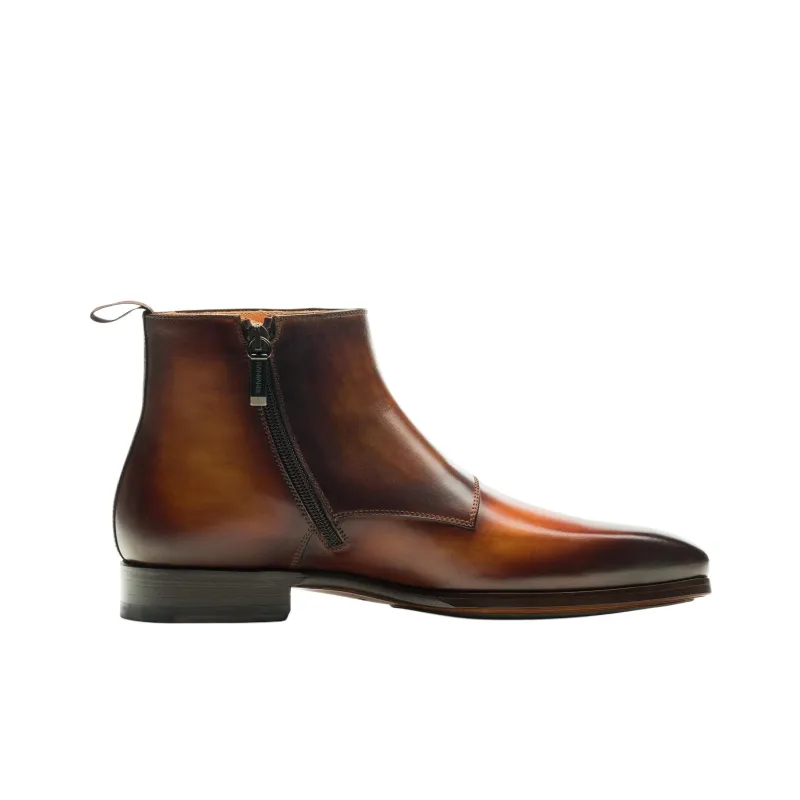 Magnanni Ankle Boots Men's Medium Brown-1