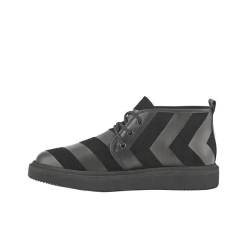 UNITED NUDE UN Geo Desert Ankle Boots Men's Black Gray Color