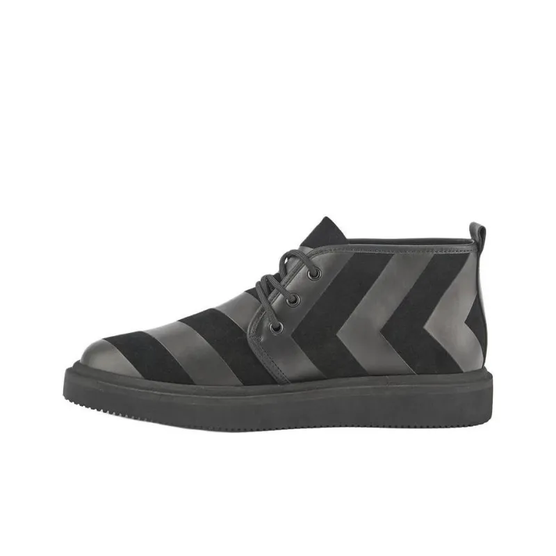 UNITED NUDE UN Geo Desert Ankle Boots Men's Black Gray Color-0