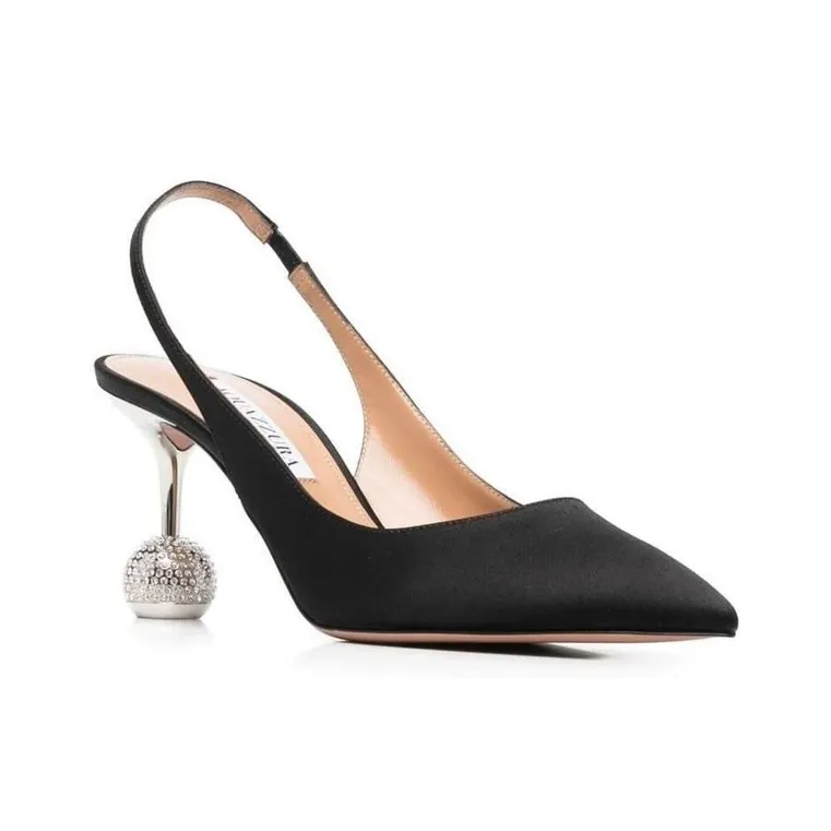 AQUAZZURA Nights 80mm Slingback Pumps-1
