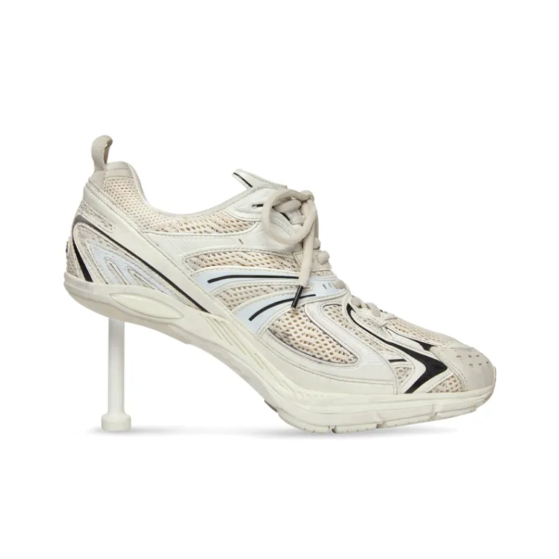 Balenciaga X Pander Sneaker Heels 'White' Women's-1
